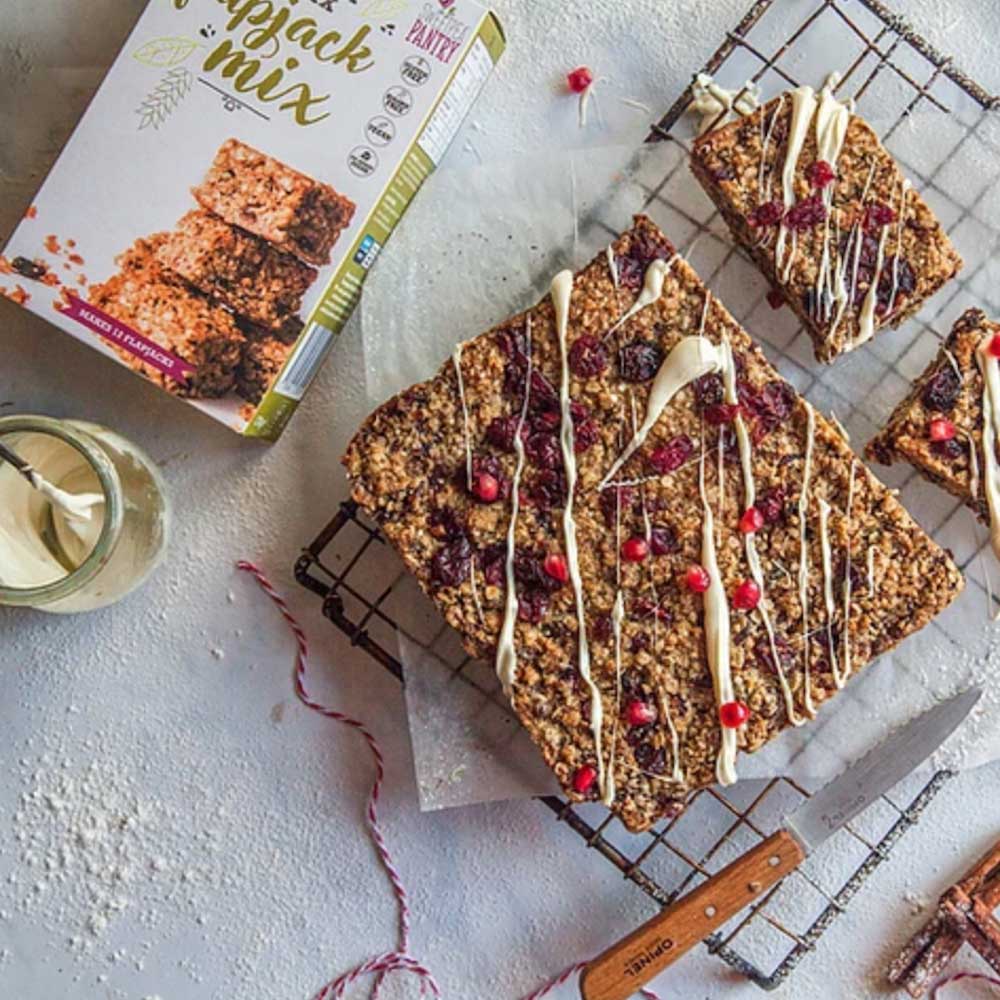 Christmas Flapjack Recipe - gluten-free, vegan and delicious!